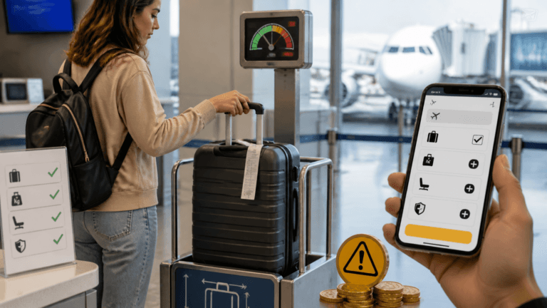 Diagram showing how flight search engines work to find cheap flights