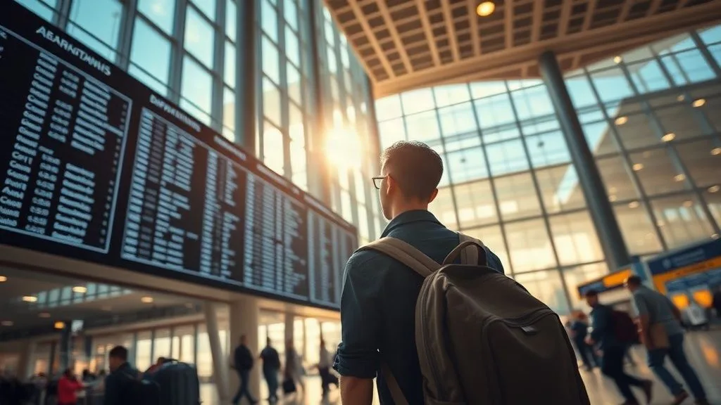 Traveller comparing flight prices on a laptop to avoid mistakes that make flights more expensive