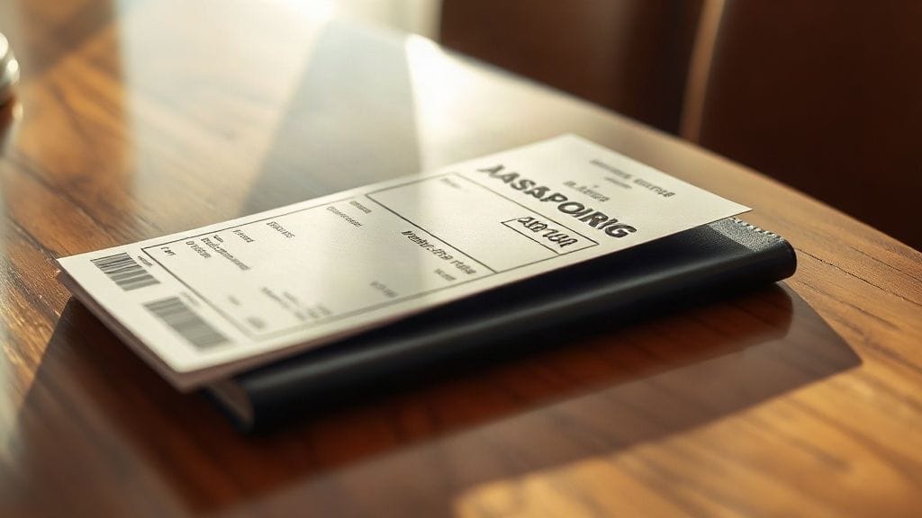 Airline fare classes chart showing economy and business booking class letters on a ticket