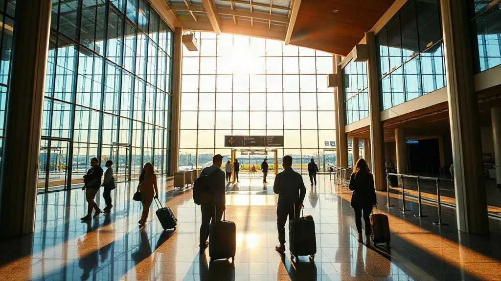 Traveler reviewing options to book flights to Chiang Mai at an airport departure board