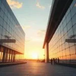 Brisbane Airport terminal guide showing domestic and international terminal buildings